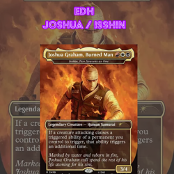 EDH - Joshua / Isshin, MTG Commander Deck, Bracket 2, Secret Lair, Fallout - Image 1