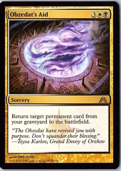 Obzedat's Aid R Dragon's Maze 89 LP MTG - Image 1