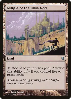 MTG Temple of the False God ** Commander 2013 ** English (NM) - Image 1