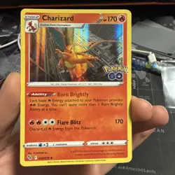 Charizard Holo Rare Pokemon GO 010/078 NM - Image 1