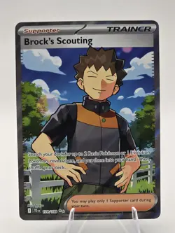 Brock's Scouting 179/159 Ultra Rare Full Art Journey Together Pokemon NM/M - Image 1