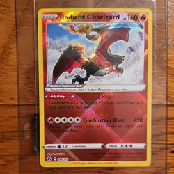 Pokemon Radiant Charizard Radiant Rare Ability 020/159 SV: Paldean Fates Holo - Image 1