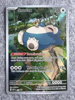 Pokemon TCG - Snorlax SVP 051 Promo - Scarlet & Violet 151 - Perfect CENTERED - Image 4