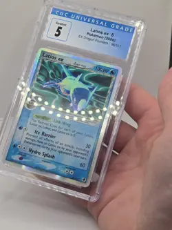 CGC 5 Excellent Latios ex 2006 EX Dragon Frontiers 96/101 Holo Pokemon Card - Image 4