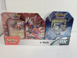Pokemon Miraidon & Koraidon ex Costco 2-Pack Tins Sealed 9 Booster Packs - Image 2