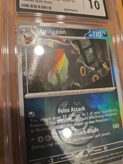 CGC 10 Umbreon (Master Ball Pattern) 059/131 Prismatic Evolutions Holo Pokemon - Image 2