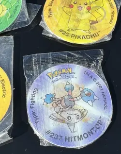 7 Sealed Vintage Pokemon Tazos Bundle 2001 Walkers Snacks Tazo - Image 3