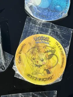 7 Sealed Vintage Pokemon Tazos Bundle 2001 Walkers Snacks Tazo - Image 5