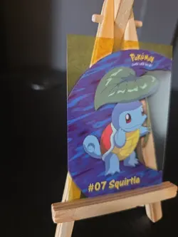 2000 TOPPS Pokemon #07 Squirtle PC4 TV Animation CLEAR ACETATE Card - Image 2