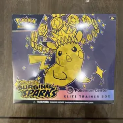 MINT* Pokemon Surging Sparks Pokemon Center Elite Trainer Box ETB - New & Sealed - Image 2