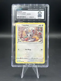 Pokemon TCG Minccino 146/202 CGC Guinness World Record 1/1 - Image 1