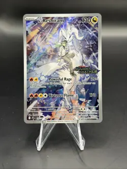 Pokemon N's Reshiram 167/159 Sv09 Illustration Rare Full Art Holo B - Image 1