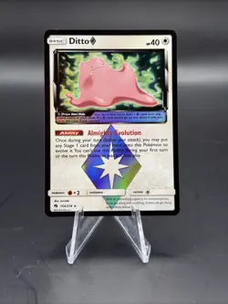 Pokemon TCG Ditto Prism Star 154/214 Lost Thunder English B - Image 1