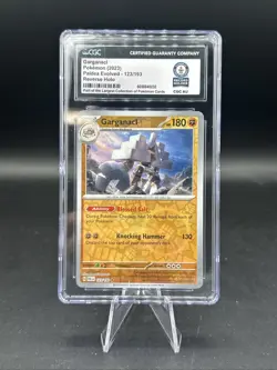 Pokemon TCG Garganacl 123/193 CGC Guinness World Record 1/1 - Image 1