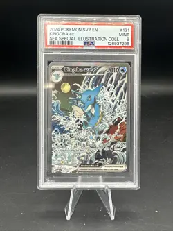 2024 Pokemon SVP EN Kingdra ex SFA Special Illustration Coll. PSA 9 - Image 1