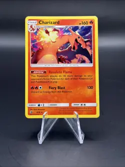 2018 Pokemon Sun & Moon Dragon Majesty Holo Charizard 3/70 F - Image 1