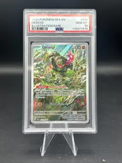 2024 Pokemon SFA EN Okidogi Illustration Rare PSA 10 - Image 1