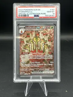 2024 Pokemon SCR EN Hydrapple ex Special Illustration Rare PSA 10 - Image 1