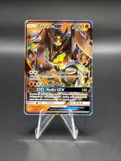 Pokemon TCG Zygarde GX Sm-Forbidden Light Ultra Rare Full Art Holo 73/131 B - Image 1