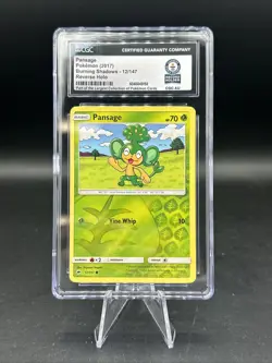 Pokemon TCG Pansage 12/147 CGC Guinness World Record 1/1 - Image 1