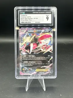 2016 Pokemon Black Star Promos Shiny Kalos Tins Yveltal CGC 9 - Image 1