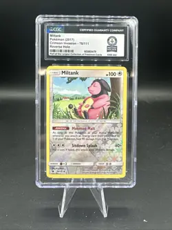 2017 Pokemon TCG Militank 78/111 Reverse Holo CGC Guinness World Record 1/1 - Image 1