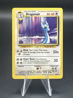 Pokemon TCG Dragonair Base Set Rare 18/102 Non Holo - Image 1