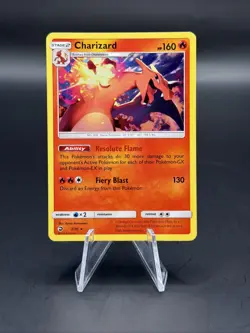 2018 Pokemon Sun & Moon Dragon Majesty Holo Charizard 3/70 C - Image 1