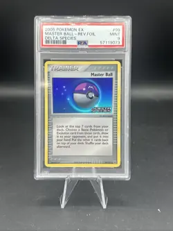 2005 Pokemon EX Master Ball - Rev. Foil Delta Species PSA 9 - Image 1