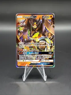 Pokemon TCG Zygarde GX Sm-Forbidden Light Ultra Rare Full Art Holo 73/131 A - Image 1