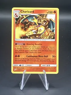 Pokemon TCG Charizard 14/181 Sm-Team Up Regular Card - Image 1