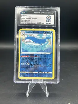 Pokemon TCG Wailord 038/195 Reverse Holo CGC Guinness World Record 1/1 - Image 1