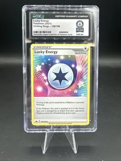 Pokemon TCG Lucky Energy 158/108 CGC Guinness World Record 1/1 - Image 1