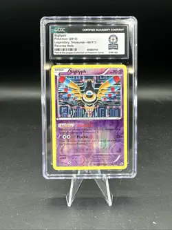 Pokemon TCG Sigilyph 66/113 Reverse Holo CGC Guinness World Record 1/1 - Image 1