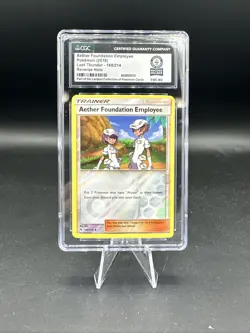 Pokemon TCG Aether Foundation Employee 168/214 CGC Guinness World Record 1/1 - Image 1