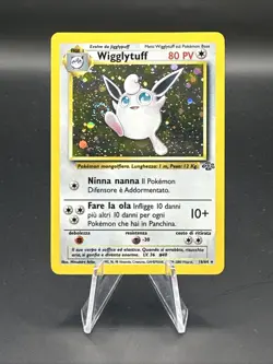 Pokemon TCG Wigglytuff Holo Rare Jungle 16/64 W/ Holo Swirl - Image 1