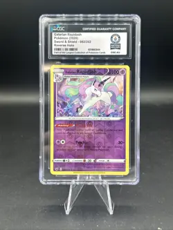 Pokemon TCG Galarian Rapidash 082/202 SWSH CGC Guinness World Record 1/1 - Image 1