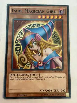 Yu-Gi-Oh TCG Dark Magician Girl YGLD-ENA04 1st Edition Regular Common Card LP - Image 1