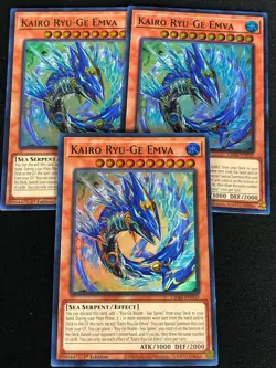 YUGIOH KAIRO RYU-GE EMVA CRBR-EN032 1ST SUPER X3 - Image 1