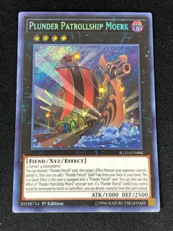YUGIOH PLUNDER PATROLLSHIP MOERK IGAS-EN088 1ST SECRET X3 (NM) - Image 1