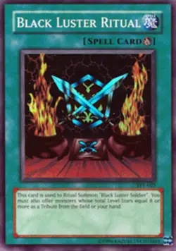 Black Luster Ritual - SYE-025 - Super Rare - Unlimited Edition - Moderately Play - Image 1