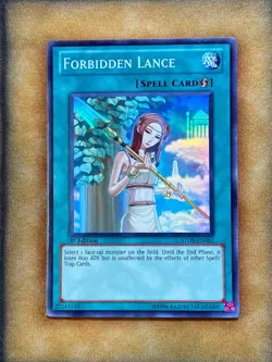 Yugioh Forbidden Lance STOR-EN061 Super Rare 1st Ed NM - Image 1