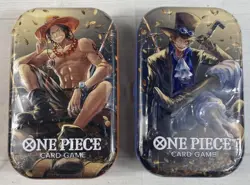One Piece TCG Tin Pack Set Vol. 2 (TS-02, OP13) New Factory Sealed Lot Of 2 - Image 1