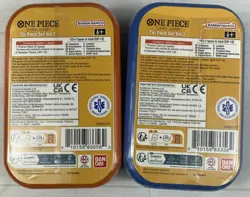 One Piece TCG Tin Pack Set Vol. 2 (TS-02, OP13) New Factory Sealed Lot Of 2 - Image 2