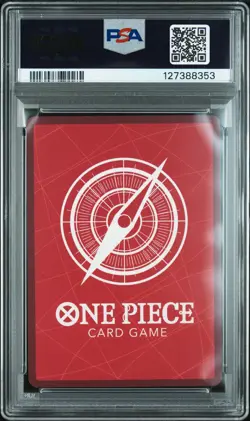 2022 ONE PIECE OP01-ROMANCE DAWN ALTERNATE ART #002 TRAFALGAR LAW PSA 8 - Image 2