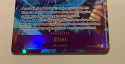 One Piece TCG ENEL OP15-118 SEC Alt Art Adventure On Kami’s Island - Image 2