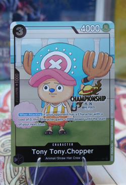 One Piece TCG - Tony Tony Chopper- 25-26 Event Championship Gold Stamp Celebrati - Image 1