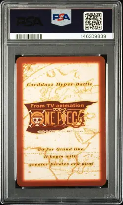 2001 PSA 9 S127 Straw Hat Crew Pirates Hyper Battle One Piece Carddass Alabasta - Image 2