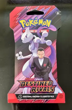 Pokemon Destined Rivals Sleeved Booster Pack Scarlet & Violet (Random Pack Art) - Image 1
