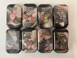 Pokemon TCG SV10.5 Black Bolt & White Flare Unova Mini Tins Sealed - Image 1